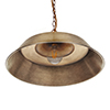 Balmoral Pendant Light in Antiqued Brass