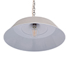 Balmoral Pendant Light Clay (inside white)