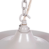 Balmoral Pendant Light Clay (inside white)