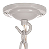 Balmoral Pendant Light Clay (inside white)