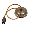 Antiqued Brass Fordham Rose 50cm Bronze Cable (BC)