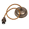 Antiqued Brass Fordham Rose 1m Bronze Cable (BC)
