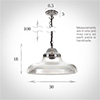 Richardson Pendant Light in Nickel Plate