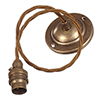 Antiqued Brass Rose 50cm Bronze Cable (BC)