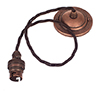 Heritage Copper Rose 50cm Dark Brown Cable (BC)