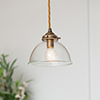 Arundel Pendant Light in Antiqued Brass 