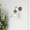 Arundel Wall Light in Antiqued Brass 