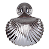 Scallop Wall Light in Nickel