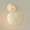 Scallop Wall Light in Old Ivory