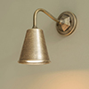 Holt Wall Light in Antiqued Brass