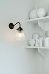 Fisher Wall Light in Matt Black