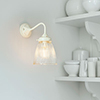 Fisher Wall Light in Plain Ivory