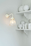 Fisher Wall Light in Plain Ivory