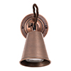 Single Curtis Spot Light in Heritage Copper