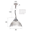 Foster Pendant Light in Nickel