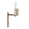 Audley Wall Light in Antiqued Brass