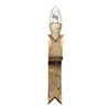 Audley Wall Light in Antiqued Brass