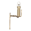 Audley Wall Light in Antiqued Brass