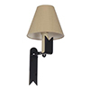 Audley Wall Light in Matt Black