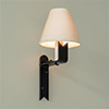 Audley Wall Light in Matt Black