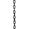 Oval Link Chain, 1m Length, Matt Black