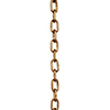 Oval Link Chain, 1m Length, Old Gold