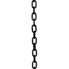 Oval Link Chain, 2m Length, Matt Black