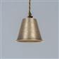 Club Pendant Light in Antiqued Brass