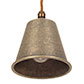 Club Pendant Light in Antiqued Brass