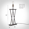 Wandsworth Table Lamp in Polished