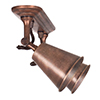 Double Curtis Spot Light in Heritage Copper