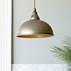 Butler Pendant Light in Antiqued Brass