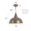 Butler Pendant Light in Antiqued Brass