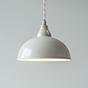 Butler Pendant Light in Clay (inside white)