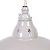 Butler Pendant Light in Clay (inside white)