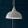 Butler Pendant Light in Clay (inside white)