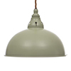 Butler Pendant Light in Shaker Green (inside ivory)