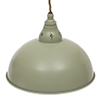 Butler Pendant Light in Shaker Green (inside ivory)