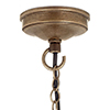 Large Canterbury Lantern in Antiqued Brass