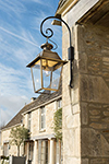 Large Canterbury Lantern in Antiqued Brass