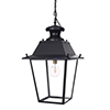 Large Canterbury Lantern in Matt Black