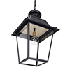 Large Canterbury Lantern in Matt Black