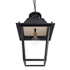 Large Canterbury Lantern in Matt Black