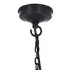 Large Canterbury Lantern in Matt Black