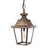 Standard Canterbury Lantern in Antiqued Brass