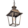 Standard Canterbury Lantern in Antiqued Brass