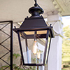 Standard Canterbury Lantern in Matt Black