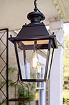 Standard Canterbury Lantern in Matt Black