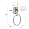 Harrington Wall Light in Stone