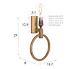 Harrington Wall Light in Old Gold